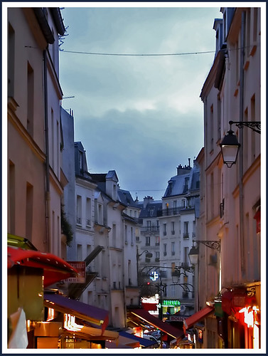 La Rue Mouffetard, Latin Quarter, Paris by Rita Crane Photography.