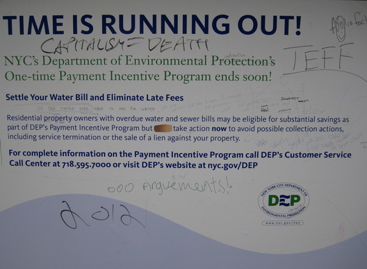 Water Bill Poster One