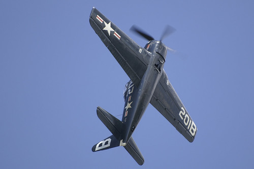 Warbird picture - Duxford Flying Legends - F8F Bearcat