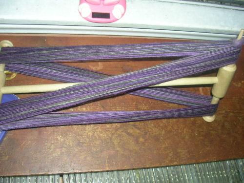 franca's purple yarn