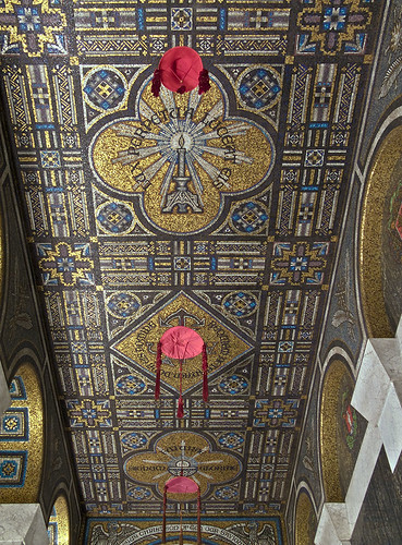 Cathedral Basilica of Saint Louis, in Saint Louis, Missouri, USA - All Souls Chapel ceiling.jpg