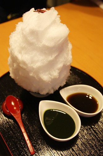 Shaved ice with tea syrup 03, Shimokitazawa, Tokyo