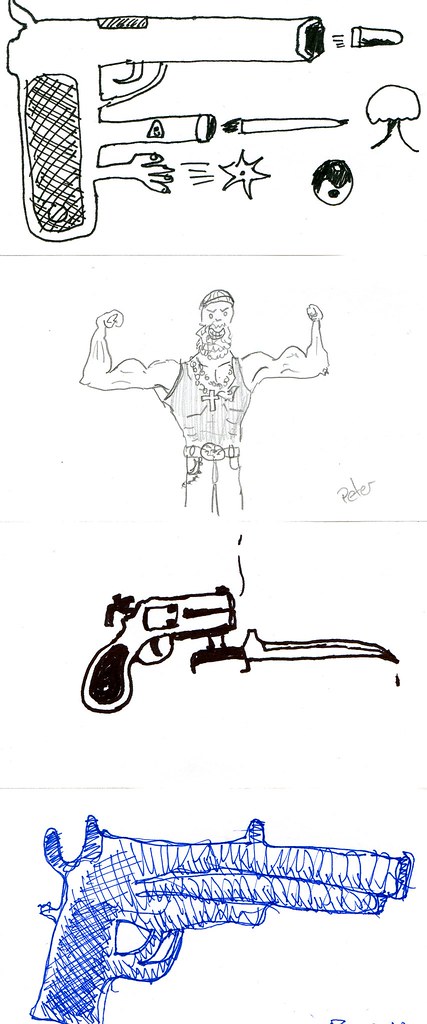 Tattoo Gun Drawings