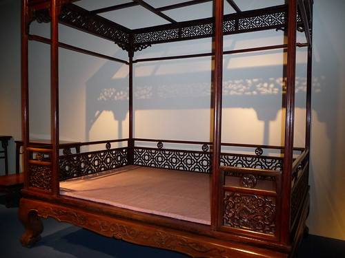 Qing Dynasty canopy bed