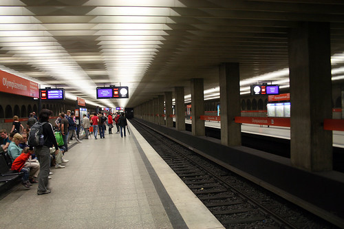 U-Bahn Haltestelle Olympiazentrum