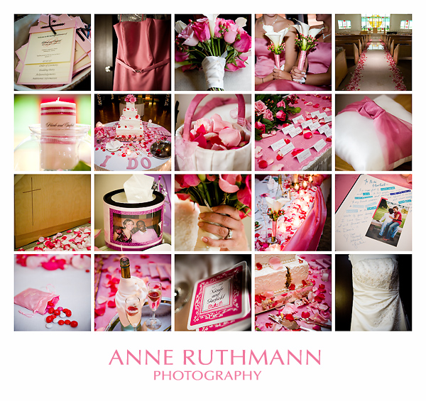 Pink Wedding Detail Inspiration Board