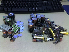 Used batteries recycle
