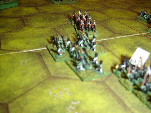 French Lancers repulsed by Russian battery