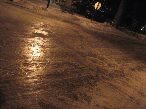icy Minneapolis streets