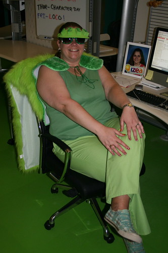 Tina in her IZEA attire