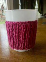 Cup Cozy Knitting Pattern | Red Heart