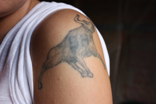 Taurus Bull Tattoo - old