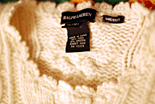 wool angora sweater