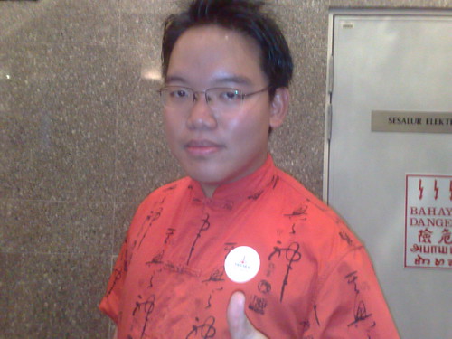 Me, before going to the top of KL Tower