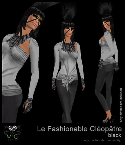 [MG fashion] Le Fashionable Cléopâtre (black)