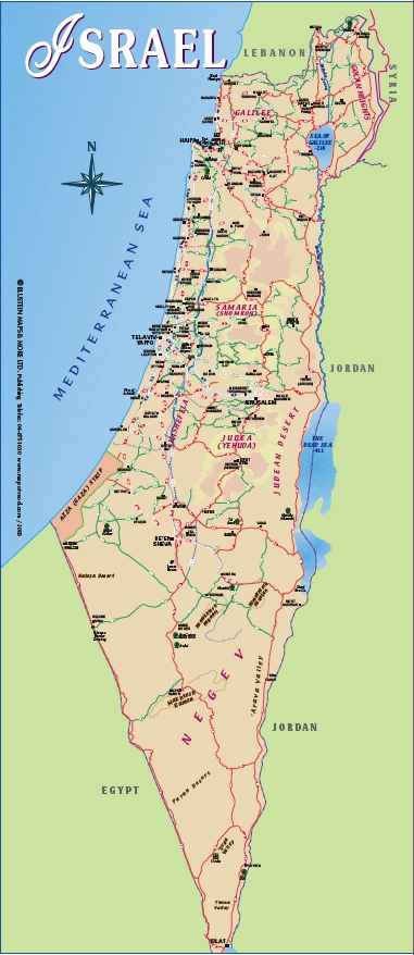 Tourist Map Of Israel Today Vrogue Co
