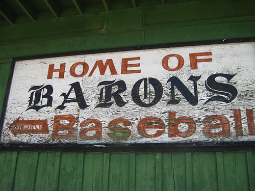 Rickwood Field, Home of Barons Baseball, Birmingham, Alabama by fables98