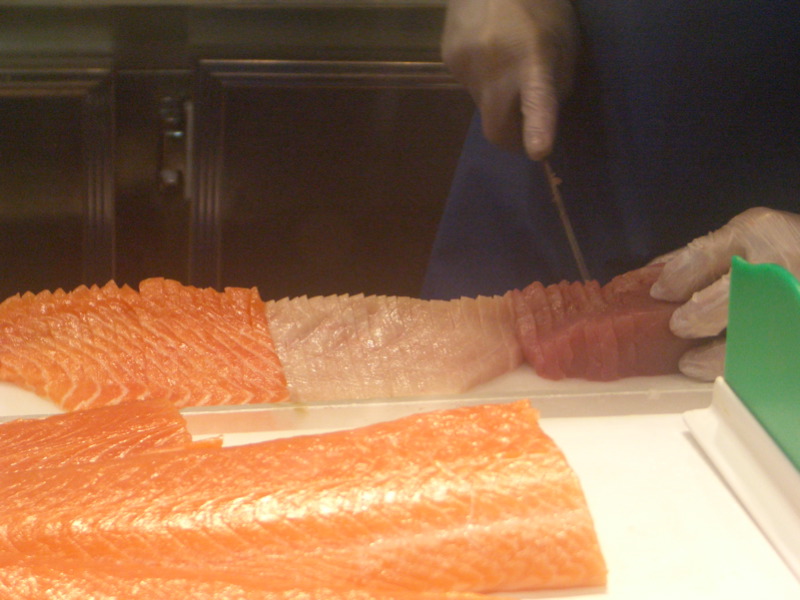 Slicing the sashimi