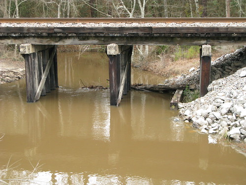 Typical stream colour in Louisiana, USA