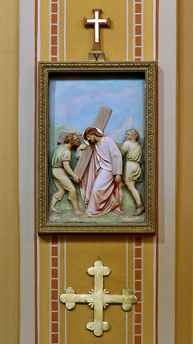 Saint Mary of the Barrens Roman Catholic Church, in Perryville, Missouri, USA - Station of the Cross