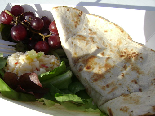 Sapna's Chill Out Cafe: brie and marmalade quesadilla