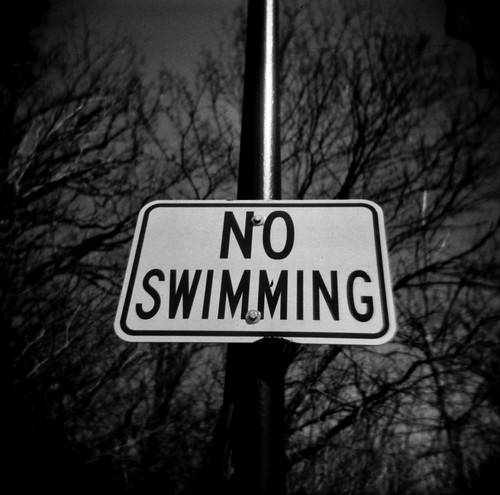u no can haz swimming.