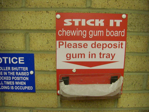 Chewing Gum Board, Old Trafford, Manchester