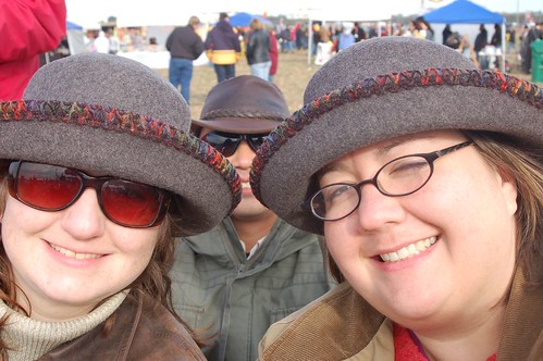 New hats - cause it was cold!!
