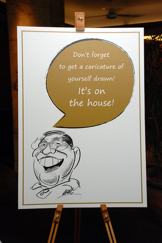 Caricature Christopher Tan 60th birtyhday party 9