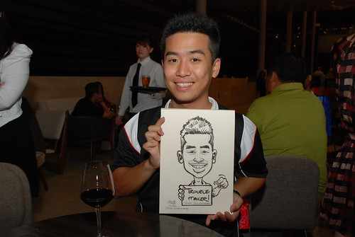 Caricature live sketching for Tetra 60th Anniversary - 12