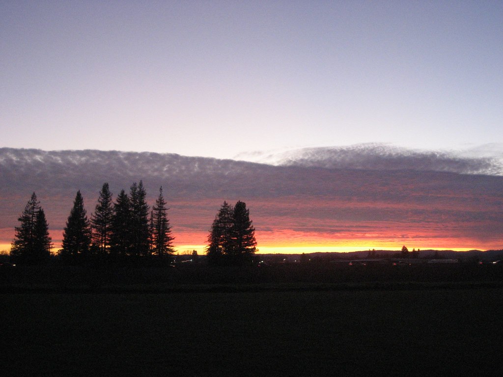Sunset in Santa Rosa