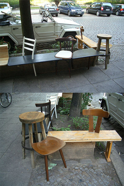 berlino bench design