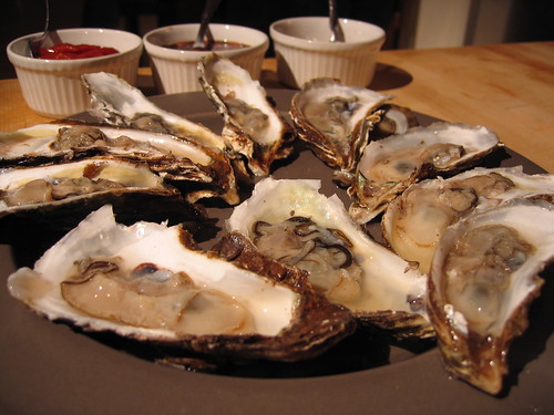 Oysters with Three Sauces