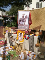 an altar for zapata