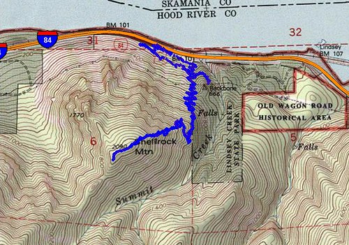 Shellrock Mtn GPS Track