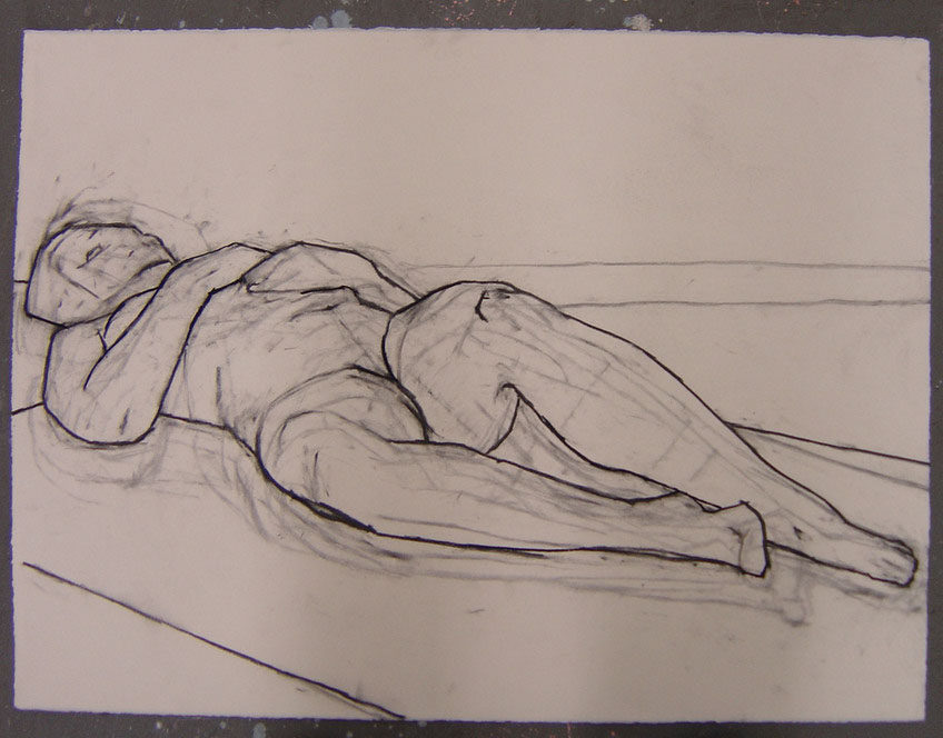 old life drawing from art college (2006)