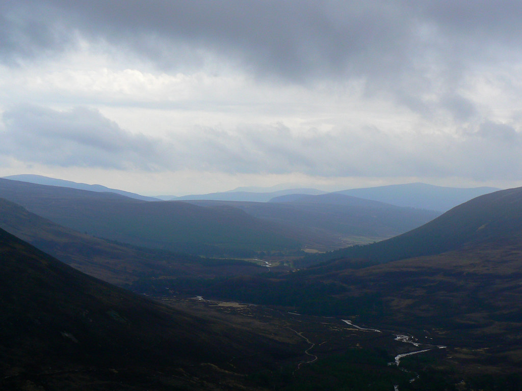 Ominous clouds over Lochnagar