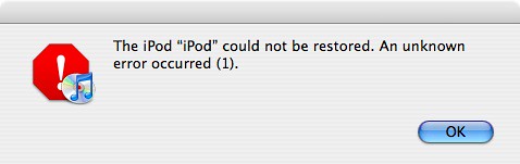 I can't restore my iPod touch to firmware 1.1.1 anymore