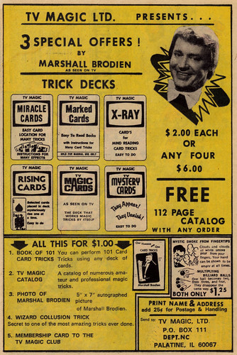 Vintage Ad #392: Trick Card Decks