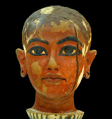 Tête de Toutânkhamon enfant (musée du Caire / Egypte)