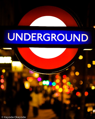 London Underground Tube Sign by kayodeok