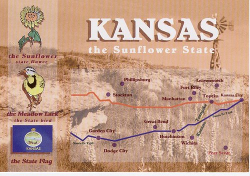 KANSAS STATE MAP 2