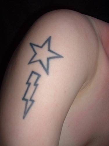Superhero tattoo I like stars and 