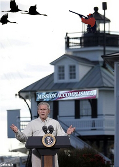 Bush Visits Dick