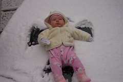 Talia, our snow angel