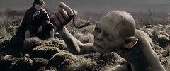 Gollum and his pet worm