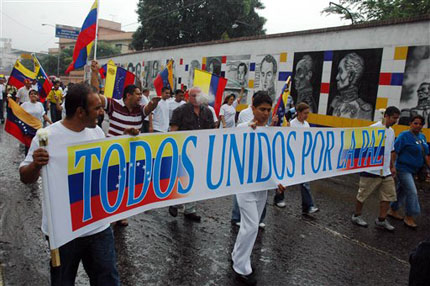 Colombia y Venezuela: Marcha 6 marzo contra el paramilitarismo