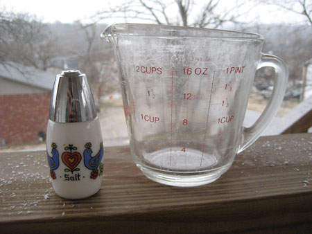 Gemco Salt Shaker & Fire-King Measuring Cup
