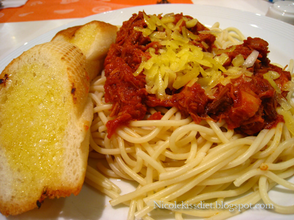 bolognese spaghetti