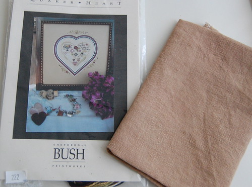 Quaker Heart and 40 ct. Fawn Linen
